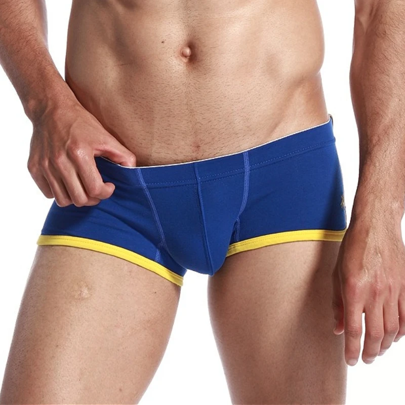 

U Pouch Boxers Shorts Smooth Men's Underwear Smooth Ropa Interior Hombre Youth Briefs Pantes Erotic Hombre Male Lingerie Tanga