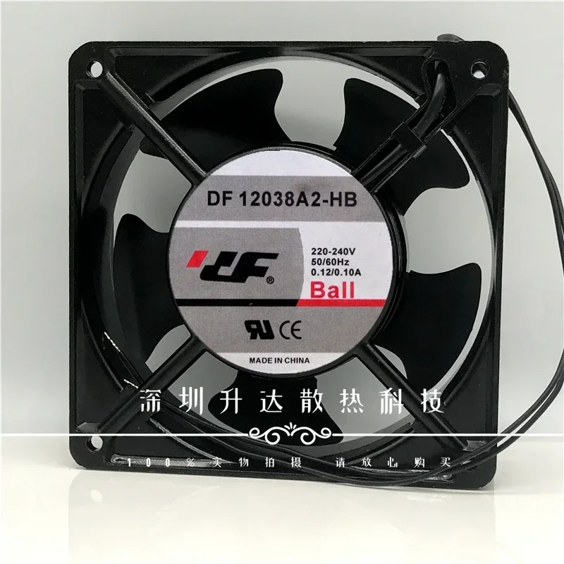 

+New 12cm for Brand original genuine DF12038A2-HB/HS 220V 0.13a CNC machine tool cooling fan