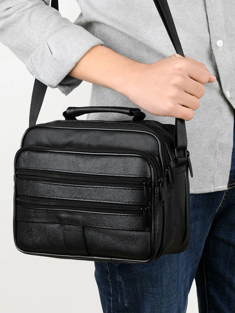 

Casual Large Capacity Crossbody Bag for Men Travel Business Commuting Portable Small Daily Outdoor Single Shoulder Bag