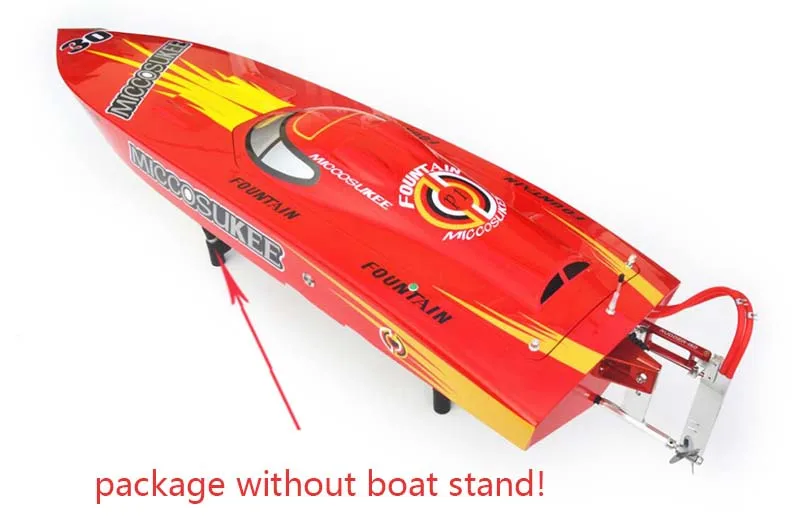 DTRC G26IP1 26CC 50KM/H Red Fiber Glass Gasoline Race ARTR RC Boat Model W/O Radio System Servos