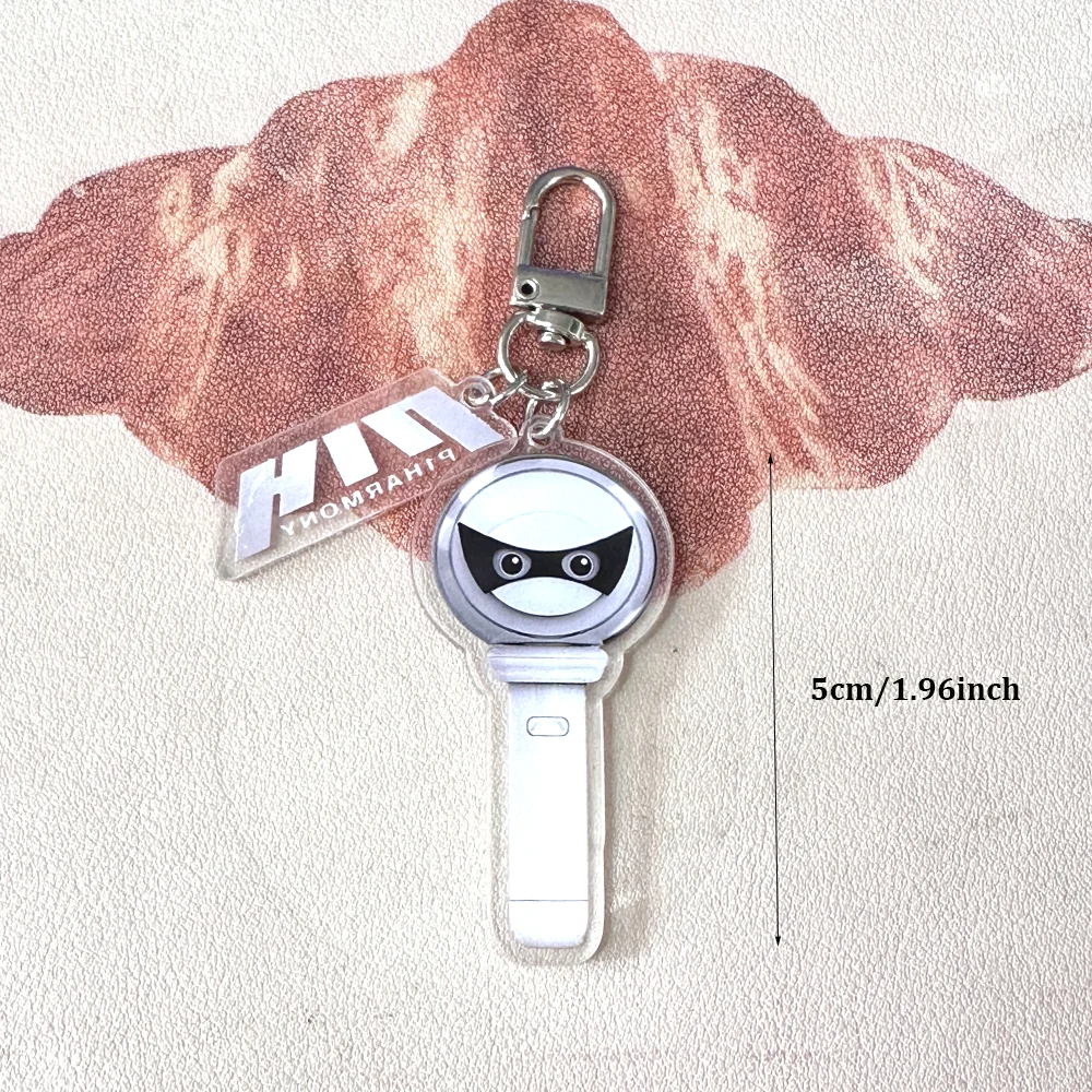 P1Harmony Mini Lightstick Keychain Acrylic Pendant Keyring THEO