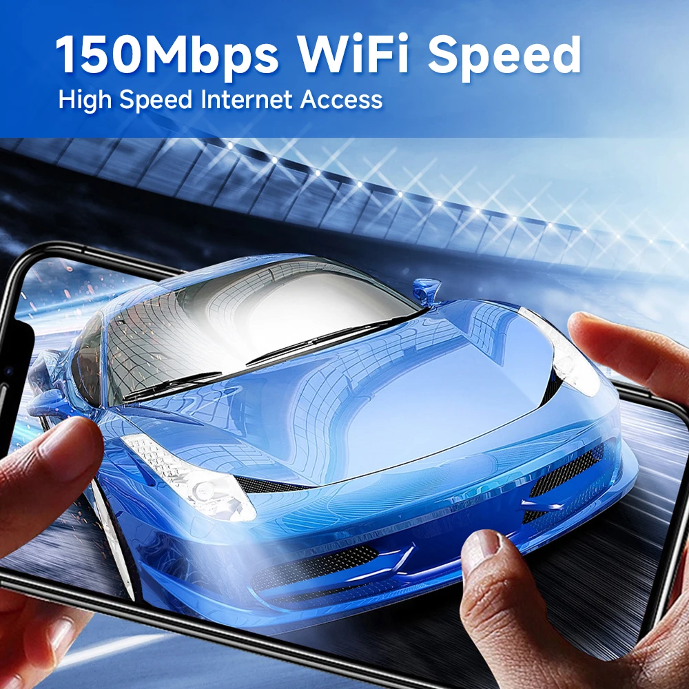 4G Lte Router Wireless Wifi Portable Modem Mini Outdoor Hotspot Pocket Mifi 150mbps Sim Card Slot 6000mah Backup Power bank