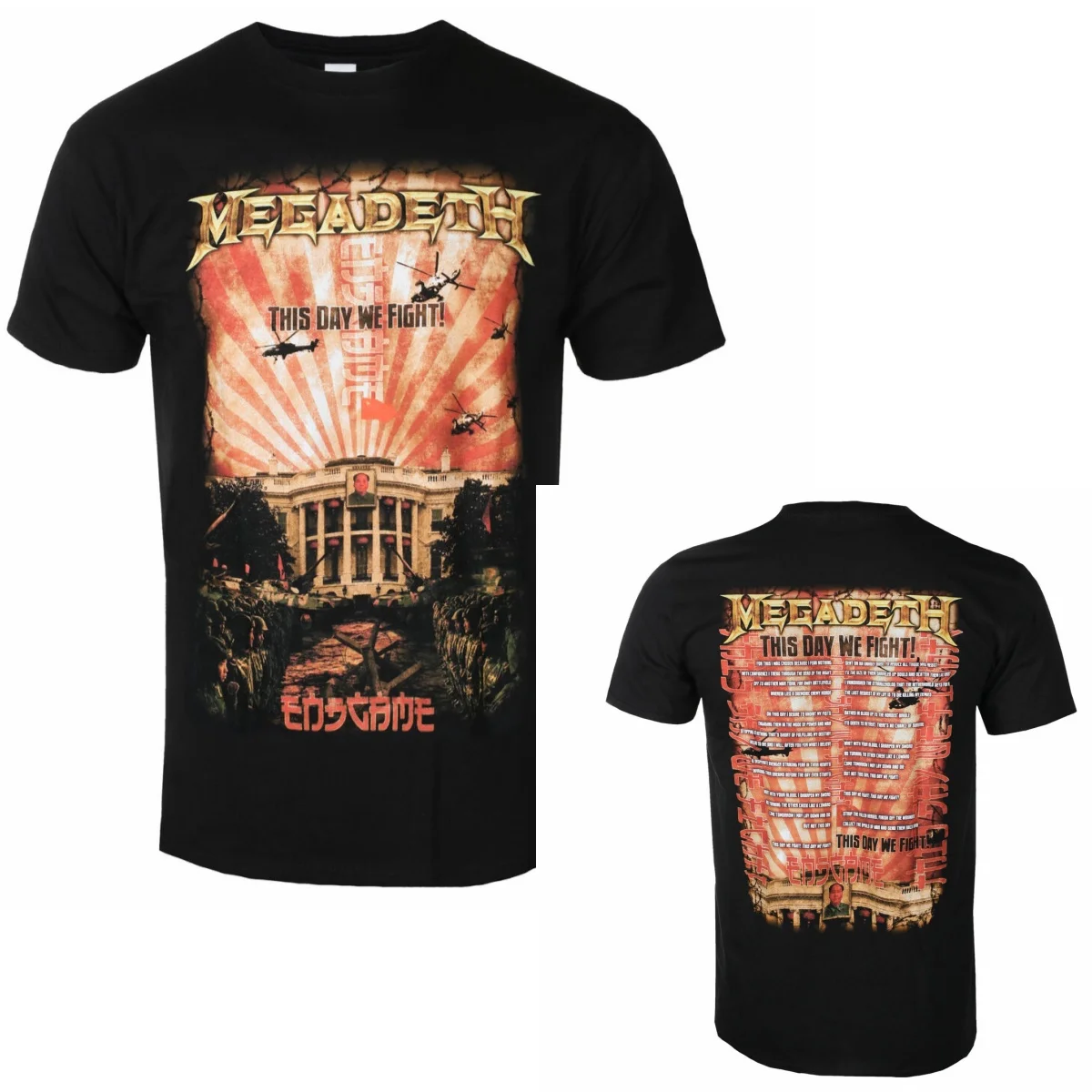 Sommer 2026 Megadeth Grafik-Baumwoll-Band-T-Shirt Unisex Sommer Kurzarm Mode-Marke Tee Luxus Lässige Vintage-T-Shirts – Detail 5