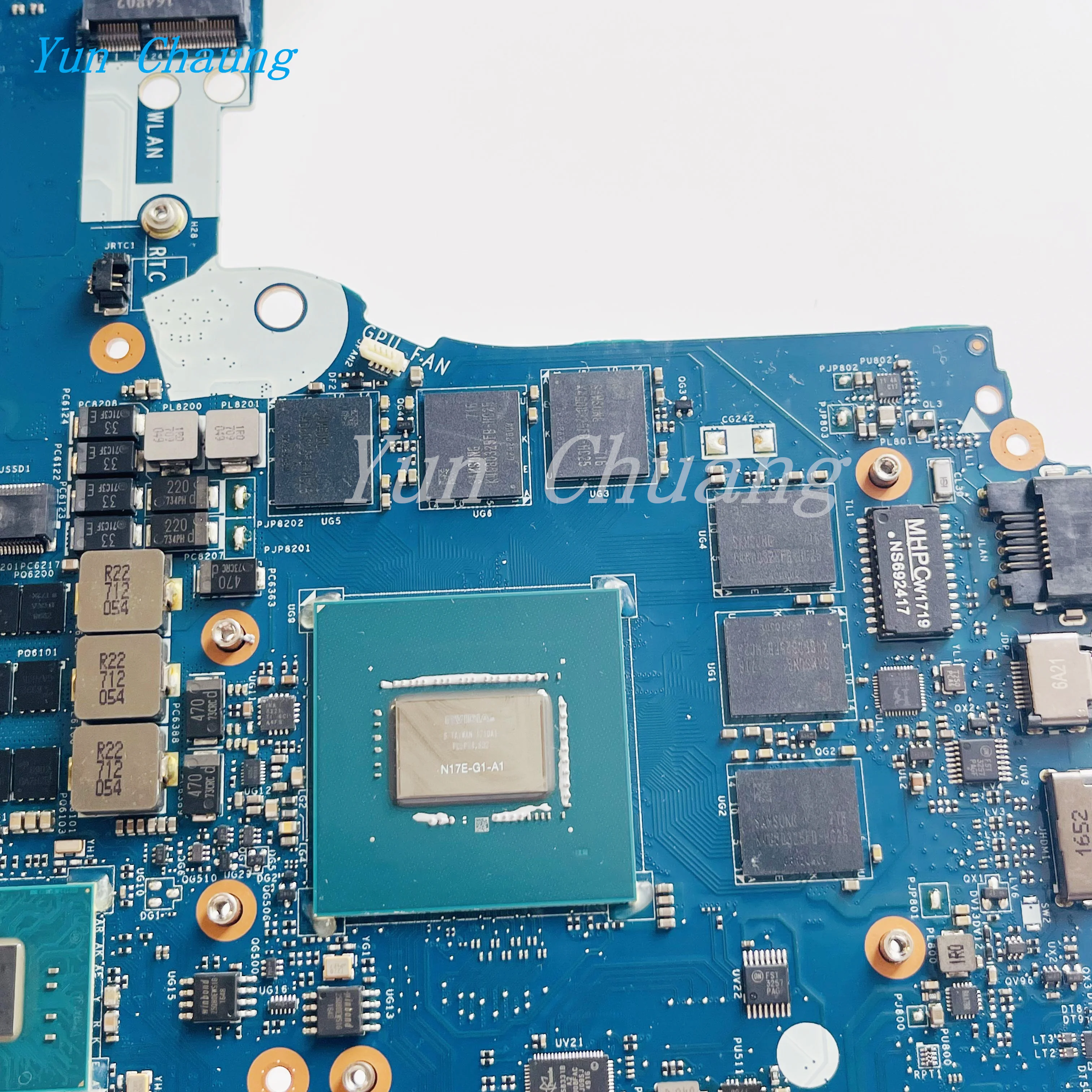 Imagem -04 - Placa-mãe do Portátil para Dell Alienware 13 r3 Cn0gg6gw Cn-02r5mc Bap00 La-d581p I57300hq I7-7700hq Cpu Gtx1050 Gtx1060 Gpu