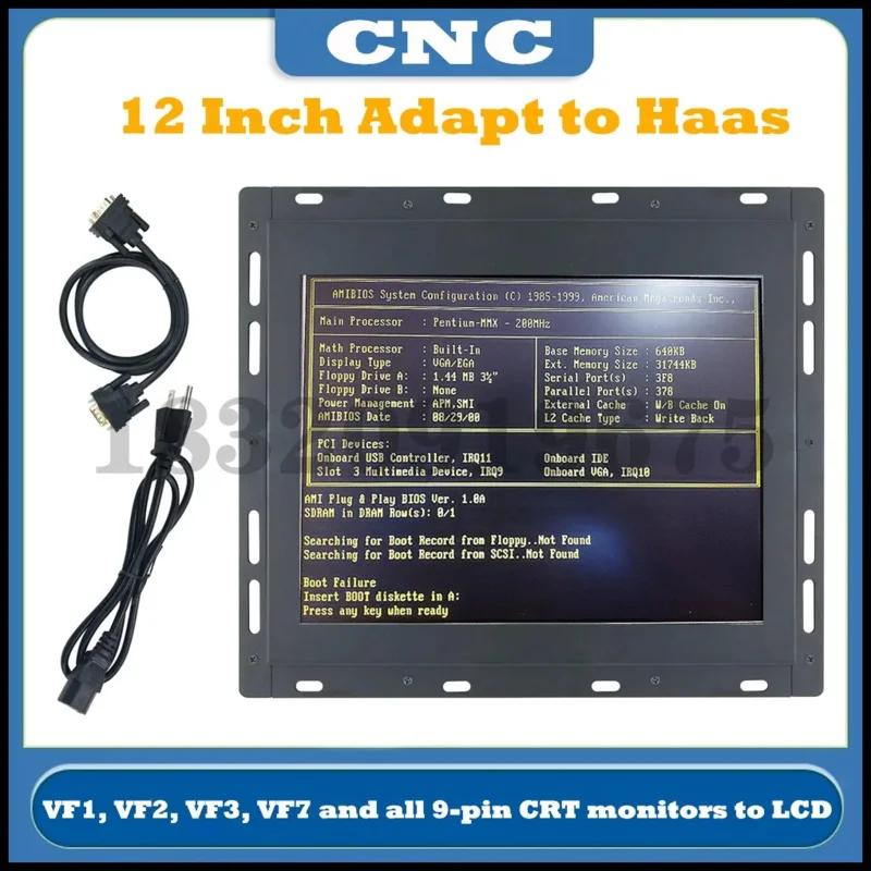 CNC 12 بوصة شاشات كريستال بلورية لاستبدال شاشة HASS VF1 VF2 VF3 VF7 9-Pin 28HM-NM4 CRT