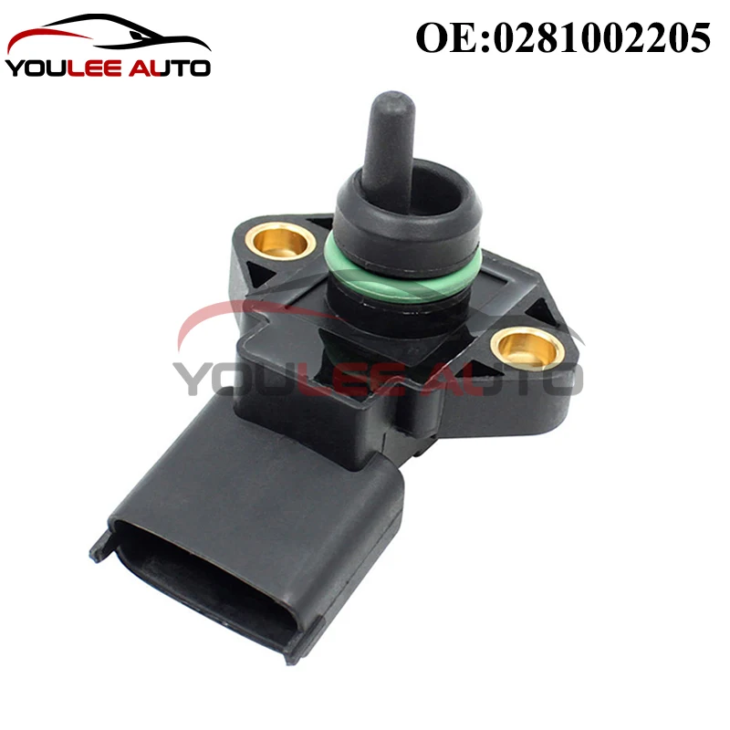 OEM 0281002205 Intake Air Manifold Pressure Sensor For Land Rover Defender Cabrio Station Wagon Discovery II 2.5 Td5 Auto Parts