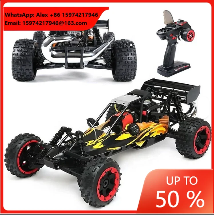 Baja 5B 2.4G RC Racing Buggy Car 80km/h 1/5 Gas 2 Stroke Engine Off-road Nitro Truck  29CC