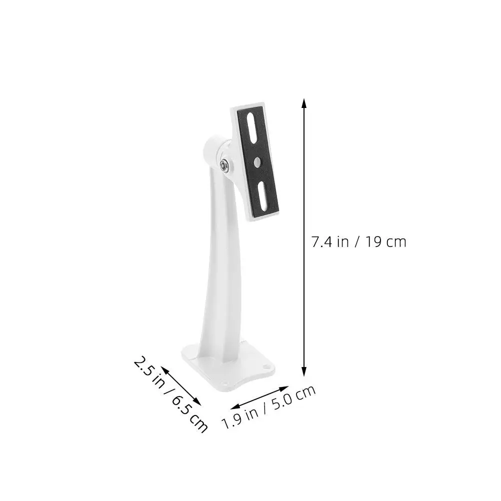 2Pcs Security Camera Bracket Aluminum Alloy Adjustable Wall Mount Monitor Holder Stable Support for Home Office Installation