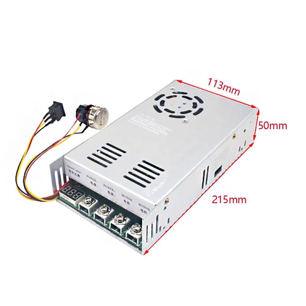 DC Motor Controller 200A Continuous Duty Rated Supports 12V to 48V Built for Demanding Industrial Environments