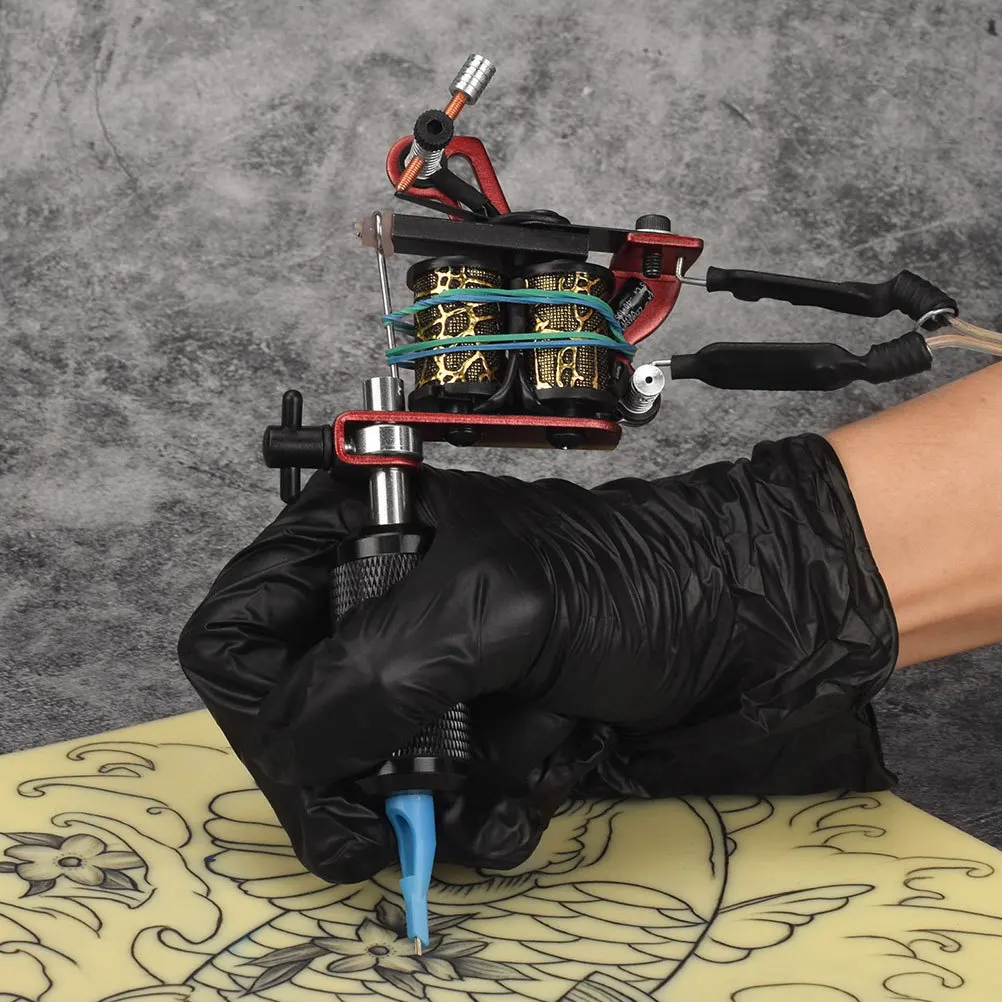 

10 Coils Iron Tattooing Machine Warp Coil Tattoos Machine DIY Lightweight Fast Speed for Lining Shading Coil Tattoos Equipment