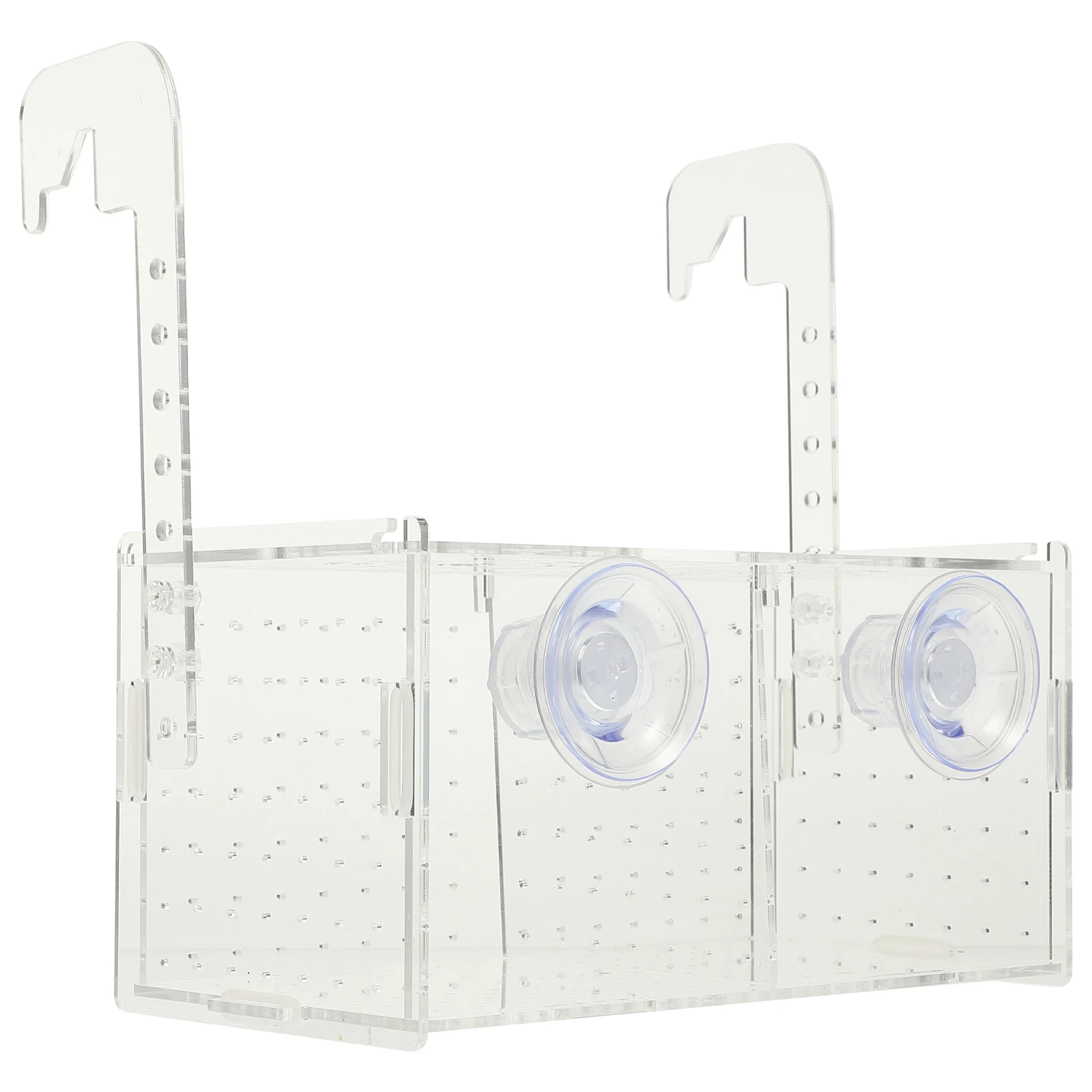 

Fish Tank Isolation Box Transparent Acrylic Breeder Box for Small Pregnant Newborn Fish Hatchery Separator Aquarium Incubator