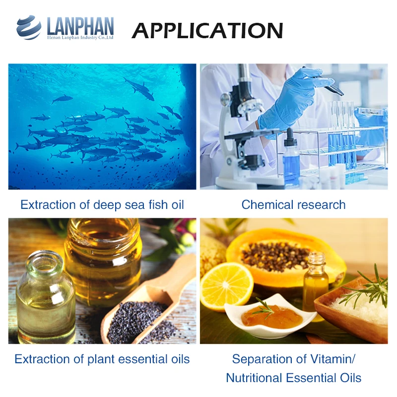 Industrial Wiped Film Short Path Molecular Distillation Equipment