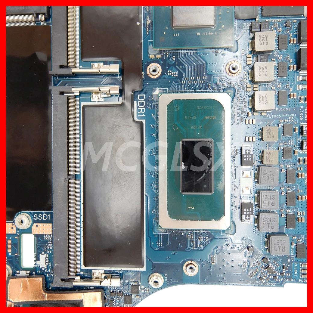 Imagem -03 - Laptop Motherboard para Dell Mainboard com i7 i9 Cpu W11th Gen Rtx3050ti-v4g T1200-v4g Gpu Dell Precision 5560 Xps 15 9510 La-k411p