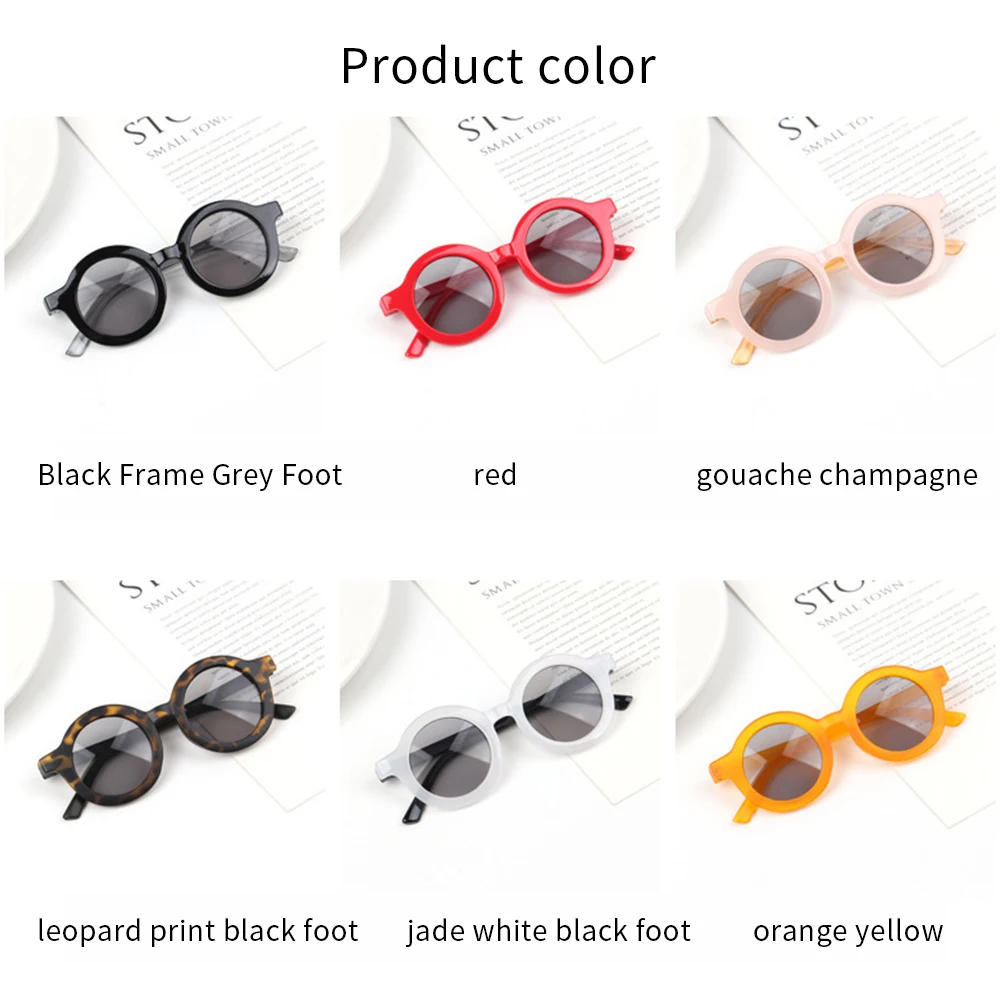 Pet Products Round British Unique Retro Summer Fashion Sunglasses Sun-Shading Eyewear For Dog Cat Pet Photos Props Accessories