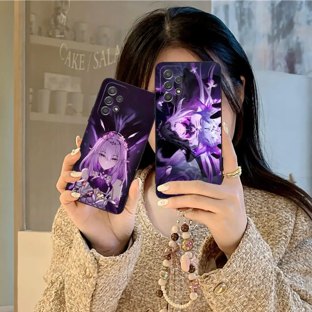 

Чехол для телефона Honkai Star Rail Castorice для Samsung Galaxy A73 72 71 70 56 55 54 53 52 36 35 34 23 16 15 5G Цветной защитный
