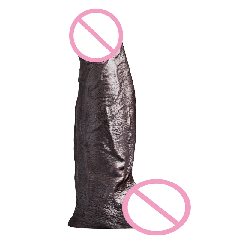 JYBL Strongman Soft Silicone Dildo Vibrator Real Feeling G-Spot Stimulator for Women Sexual Accessory