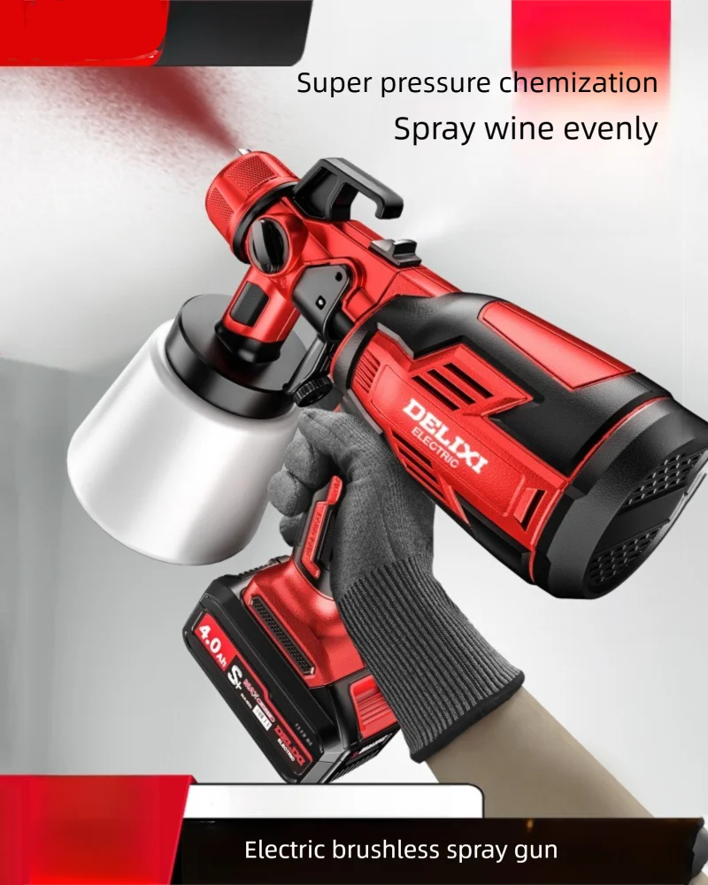 

Electric Spray Paint Gun, Lithium Battery Spray Gun, Latex Paint, Household Spray Machine, Spray Paint All-in-One Machine