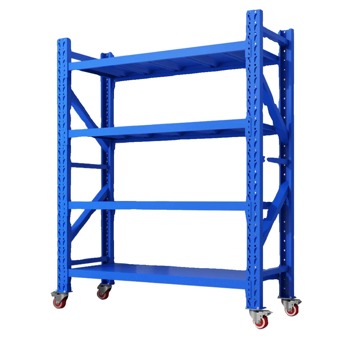 

Wheeled storage shelves Multi-layer shelves Cart universal wheel removable