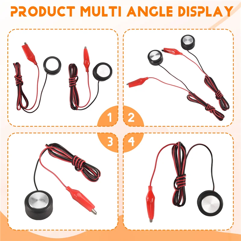 A26F-2Pcs CNC Z Axis Router Mill Zero Check Touch Plate Setting Probe Setting Probe Milling 35Mm CNC Engraving Machine Tools