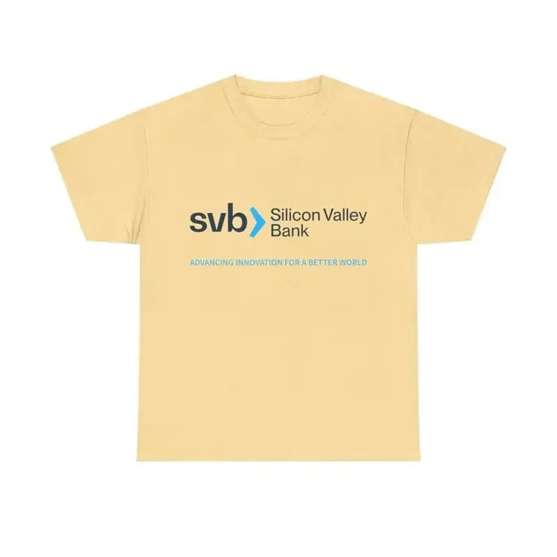 SVB Silicon Valley Bank Logo T Shirt Advancing Innovation For a Better World