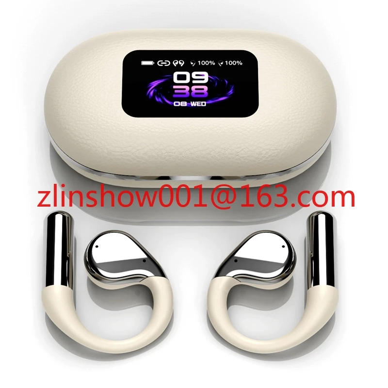 New Fashion OWS Q31 Pro Full Color Touch Screen Earbuds Ear Hook Wireless Headsets Air Conduction Open-ear Sports Headphones