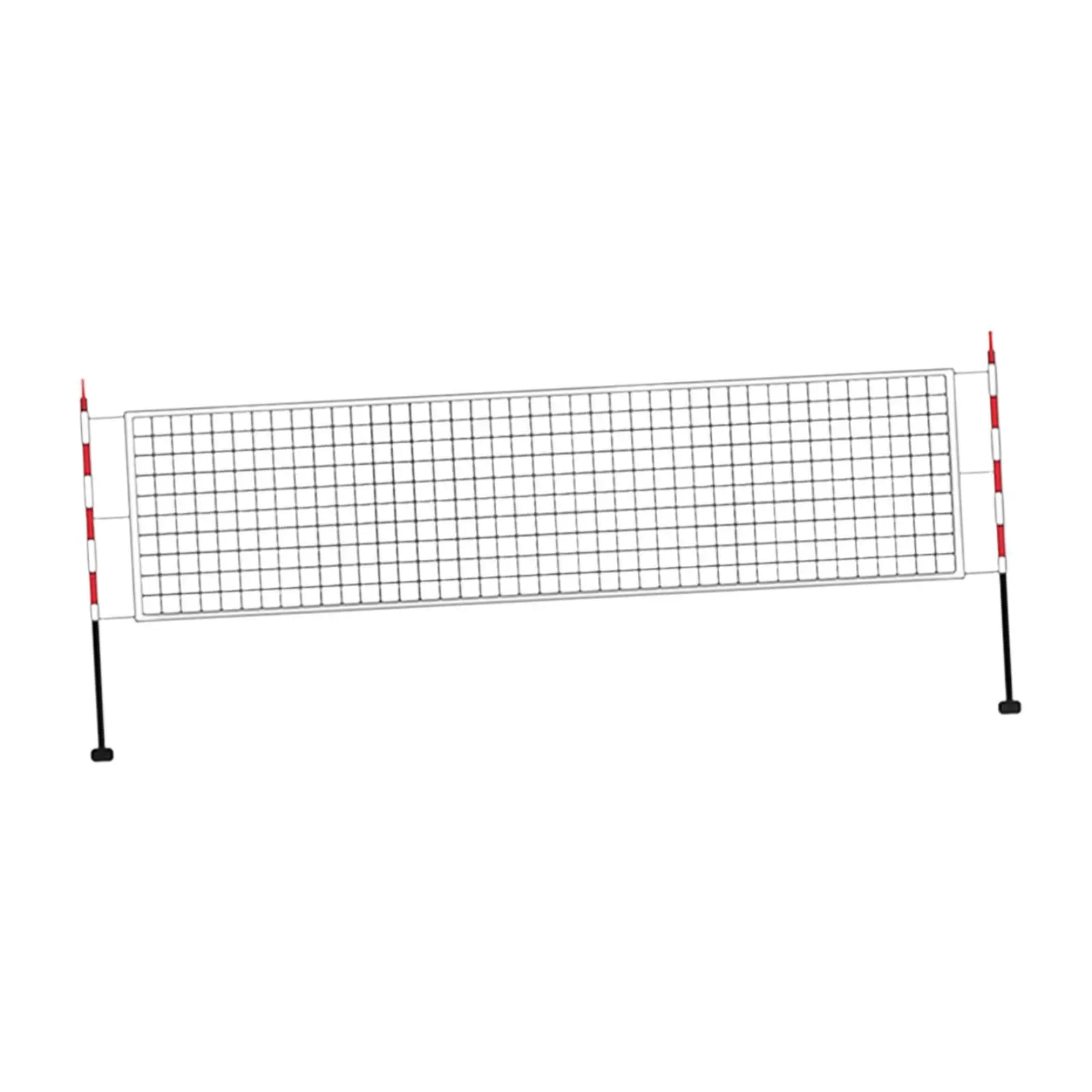 Red de voleibol, red de balonmano, fácil instalación, red de práctica, red de pelota de voleibol con bolsa de transporte para juegos de parque, patio trasero, deportes de jardín