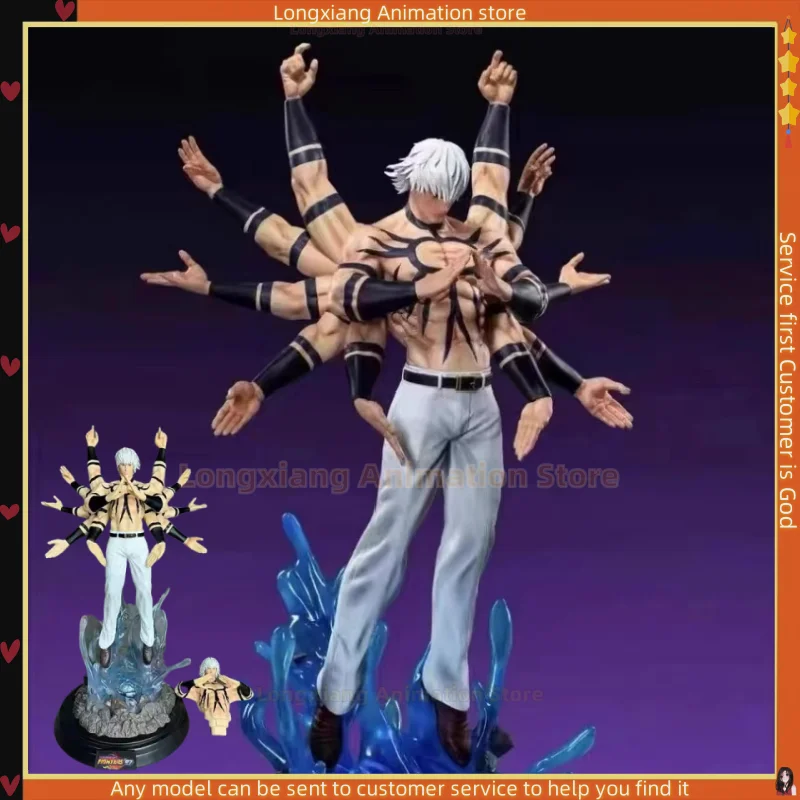 شحن على مدار 24 ساعة شخصية أوروتشي ملك المقاتلين 97 ستريت فايتر هدية تمثال نموذج متحرك مجموعة هدايا