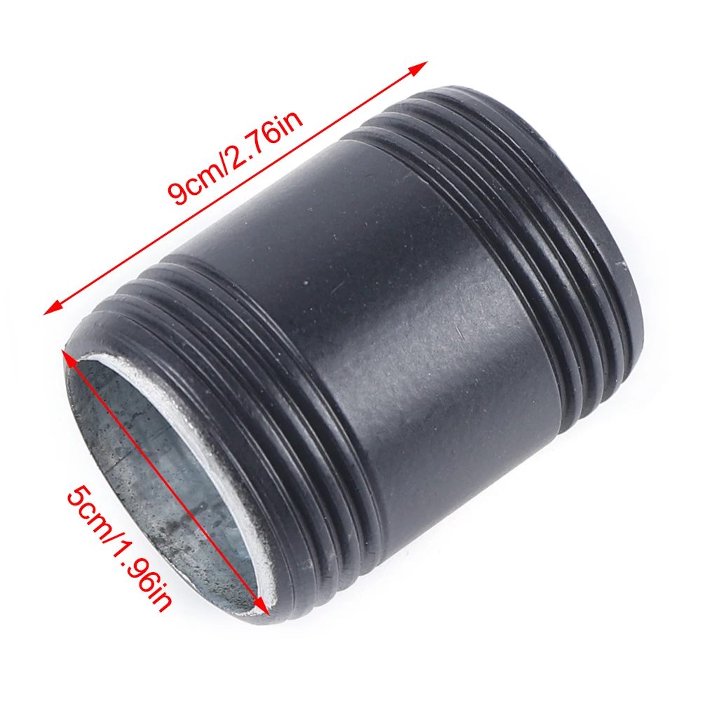 Corrimão de escada de 3m/9,8 pés, corrimão de escada de ferro preto para dormitórios, edifícios, bares, apartamentos, edifícios de escritórios