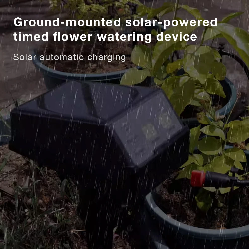 Picture 4: New Arrival Solar Energy Timing Lrrigator Automatic Flower Watering Irrigation System Watering Device