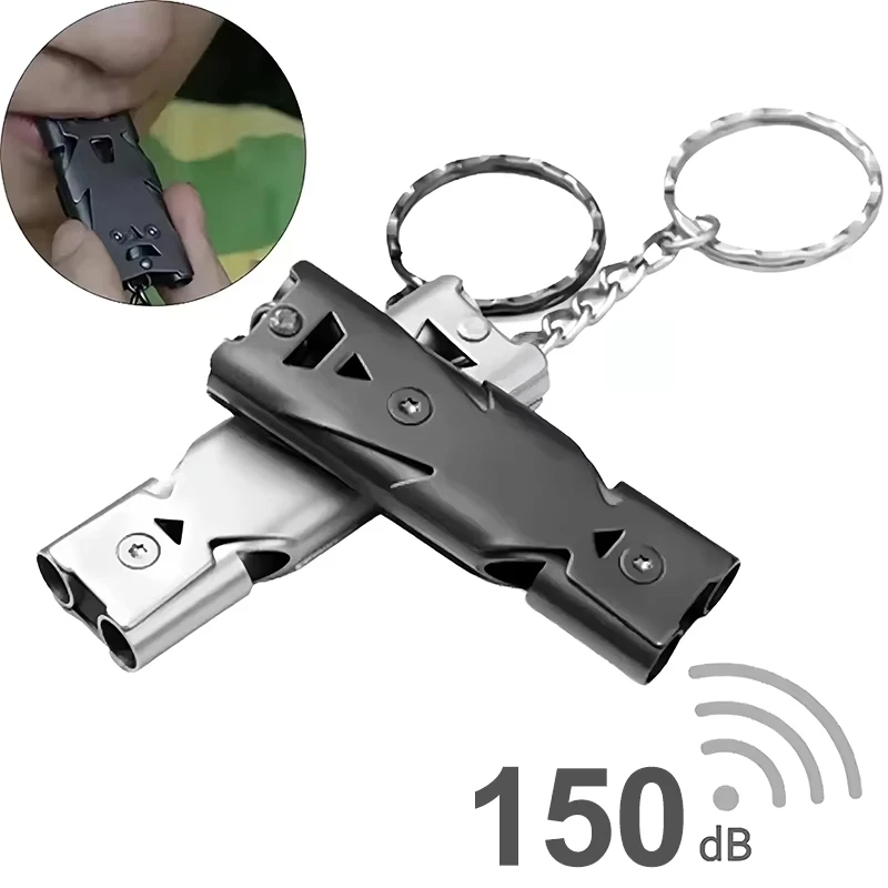 Multifunctional self-defense combination wrench, bottle opener, window breaker, portable survival whistle, keychain set