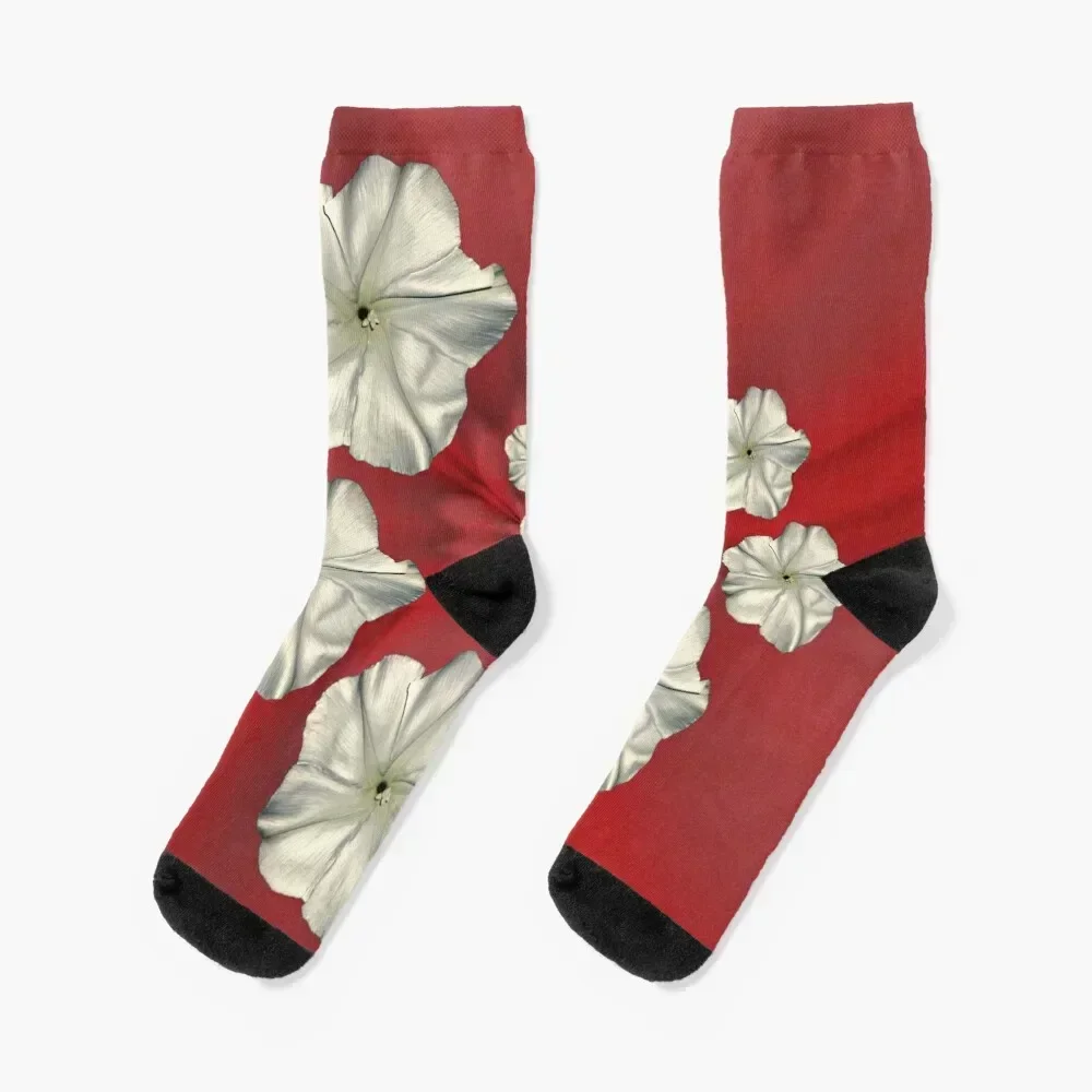 

Spiral Moon Flower Red Swirl Socks essential crazy Stockings compression Socks For Men Women's