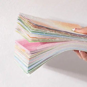 학교 스크랩북 용품 장식 재료 종이 배경 종이 저널 일기, 대형 미학 문구, 23 장