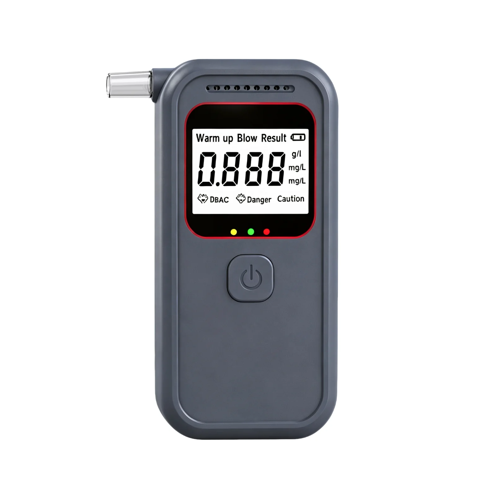 Portable Breath Analyzer with Digital LCD Display Voice Broad Grade Accuracy Personal Alcohol Tester for Drunk Driving Analyzer