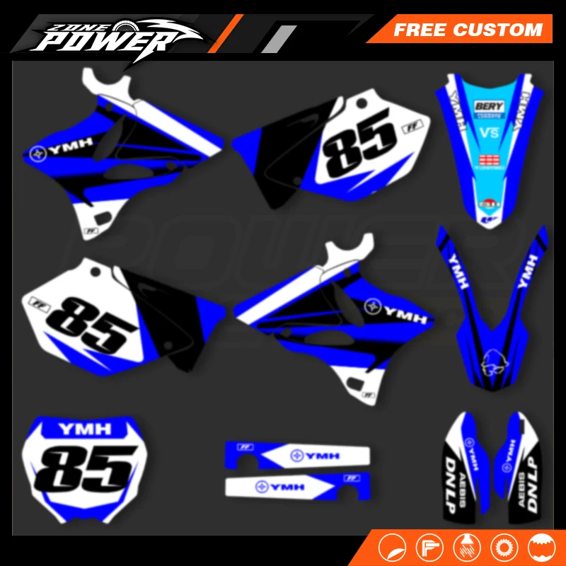 

Powerzone For Yamaha YZ125 YZ250 2002-2014 Motorcycle Custom Graphics Decal Stickers Kits