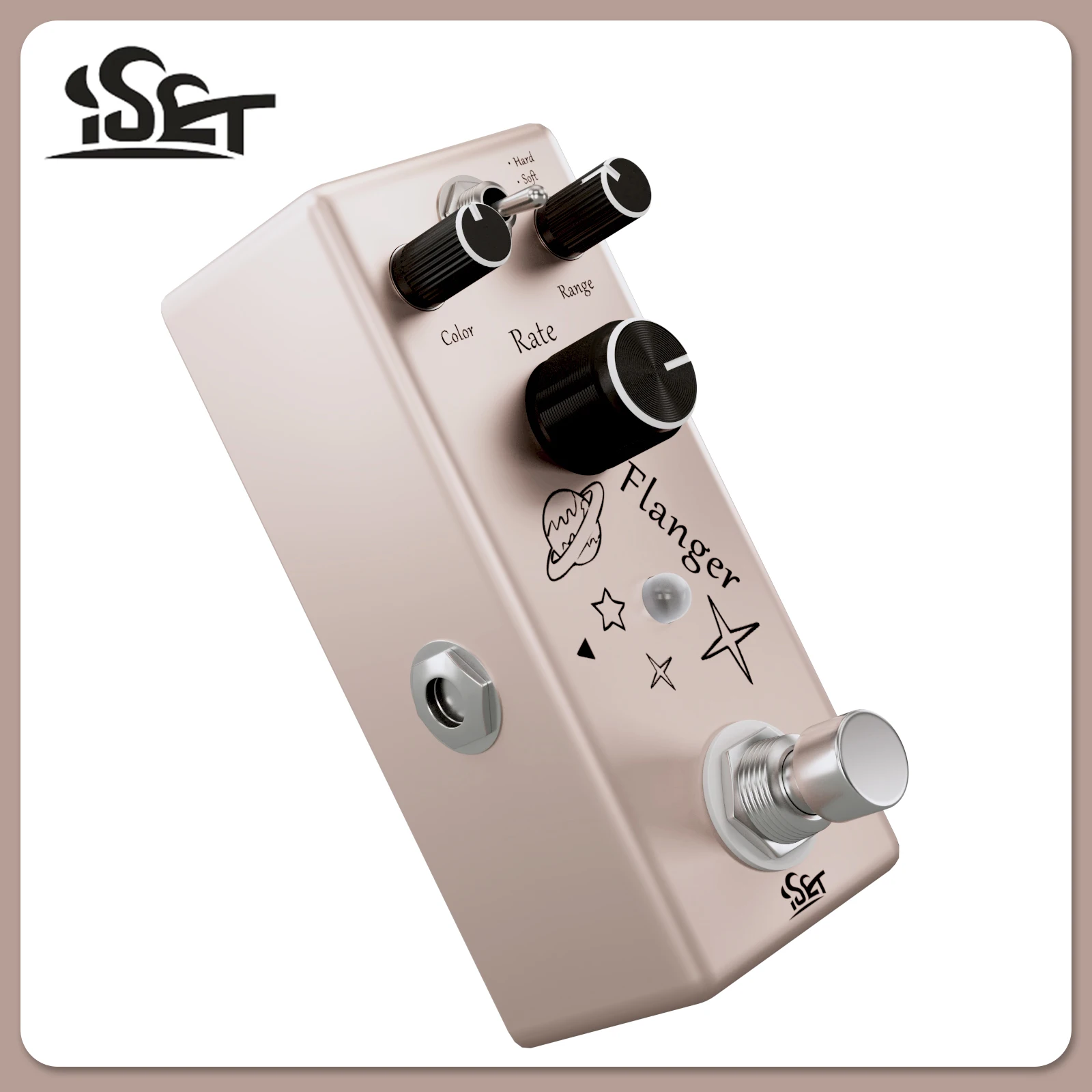 ISET PD-5 аналоговая педаль для гитары Flanger, классический теплый эффект Flanger, педаль для обхода, аксессуары для электрогитары и басов