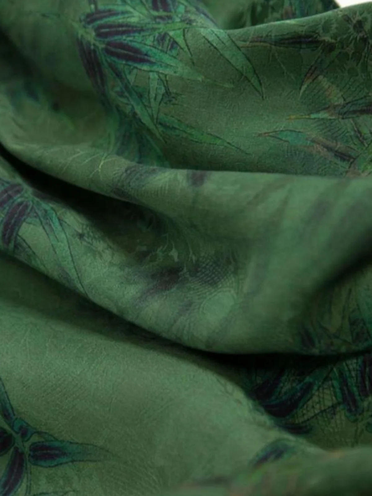 新中華風ハイウエストルーズフィットミディスカート レディース 夏 ヴィンテージグリーンAラインスカート フリル付き レトロゴムウエスト