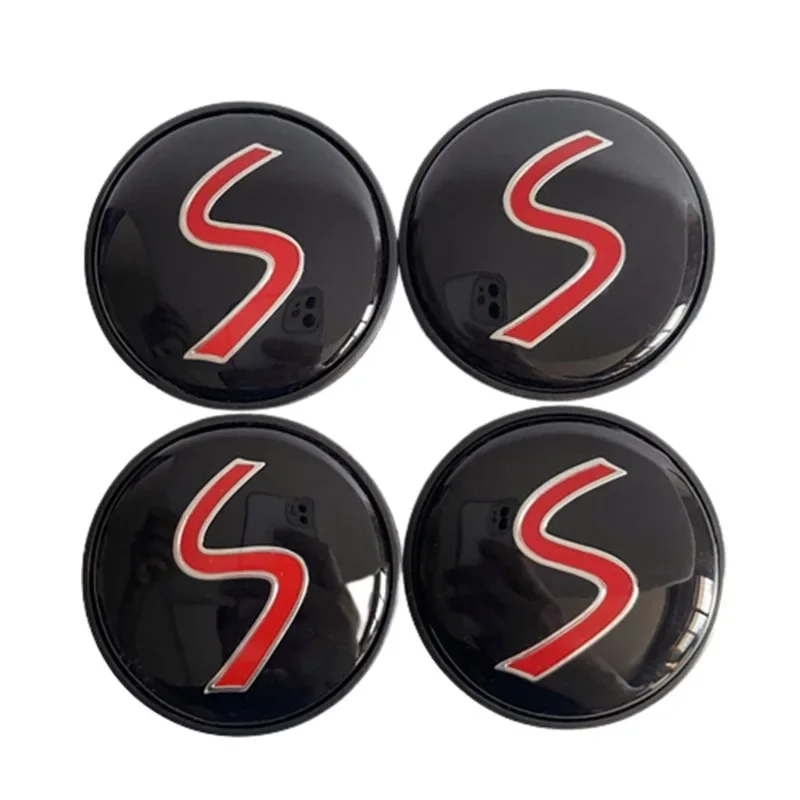 4Pcs 54MM Car Wheel Center Cover Sticker Hub Caps For Mini Cooper S R53 R56 R60 R61 F54 F56 Clubman Countryman Accessories