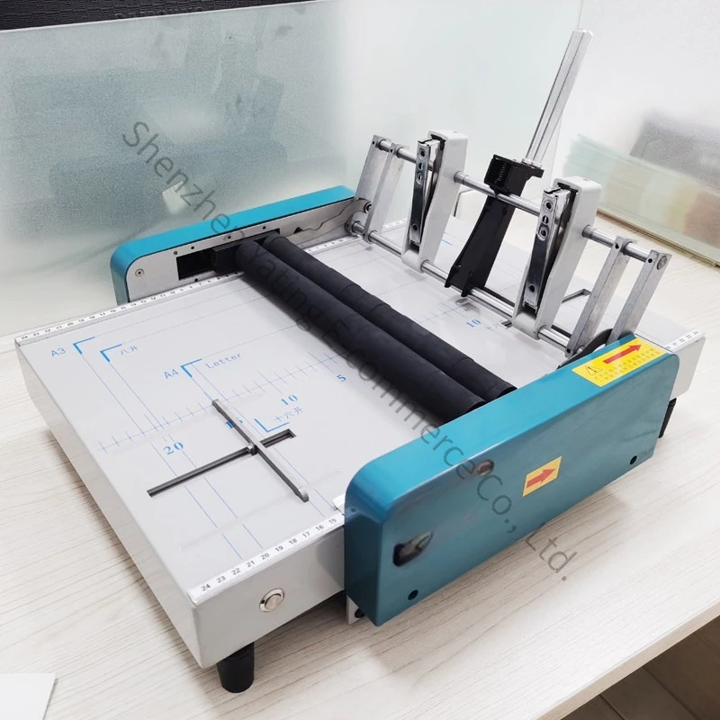 A3 Paper Electric Binding Machine Folding Horse Riding Nail Stapler A4 Book Middle Seam Binding Integrated Binding Machine