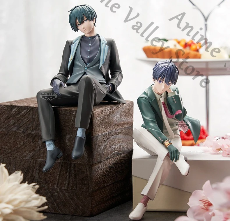 

Подлинная аниме «Синий замок» Isagi Yoichi Rin Itoshi, сидящая фигурка для косплея, модель, мультяшные ТВ-версии, гаражные наборы, игрушка на Рождество