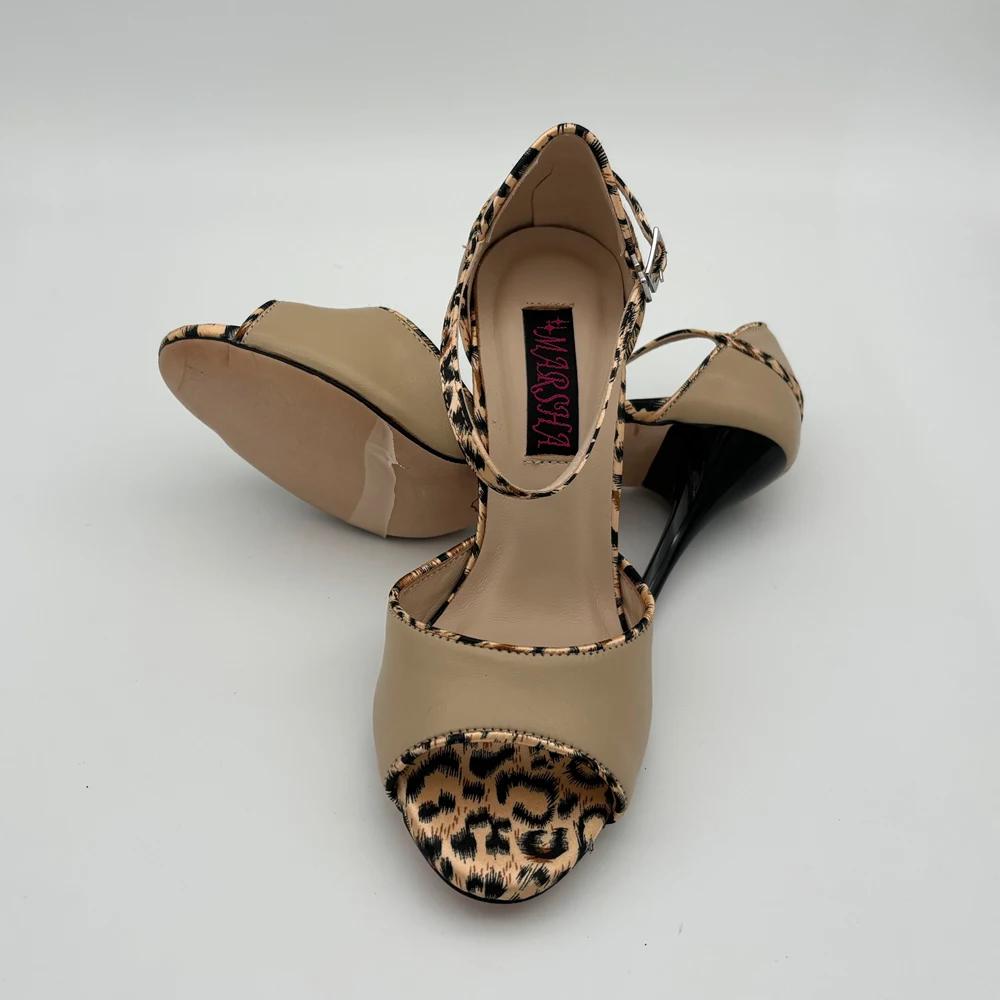 Comfortable and Fashional Argentina Tango Dance Shoes  Party Shoes Wedding Shoes  leather outsole T620541NL  7.5cm 9cm heel