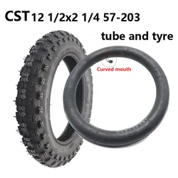 CST12 Inch Tire 12 1/2x2 1/4 57-203 for Gas Electric Scooters / E-Bike / Bicycle Tyre 12 1/2X2 1/4 Wheel Tyre & Inner Tube