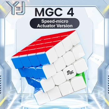 YJ YongJun Micro Micro Actuator 4x4x4 Magnetic Magic Cube 4x4 Professional Speed ​​Puzzle Children Toys 4×4 Speedcube Magico Cubo