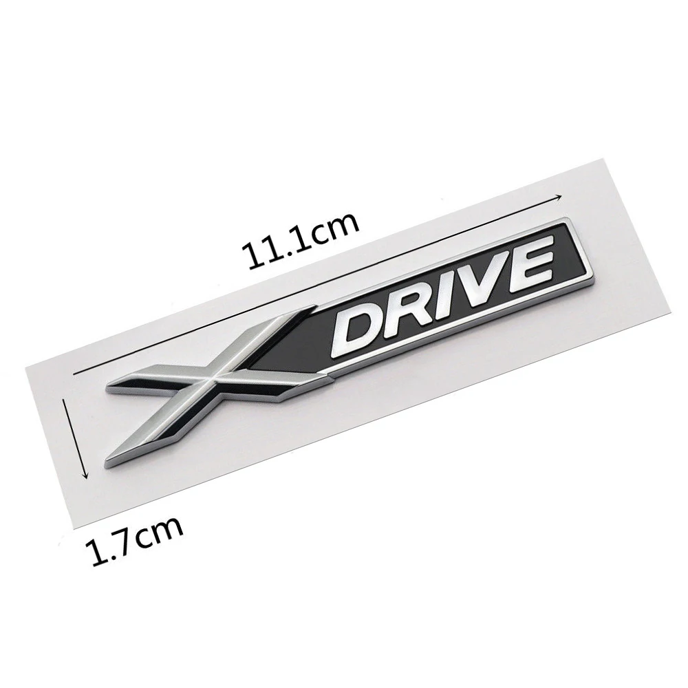 1 Pieces New/Old XDrive Stickers X1 X3 X4 X5 X6 X7 Car Accessories Rear Fender Trunk Emblem Badge