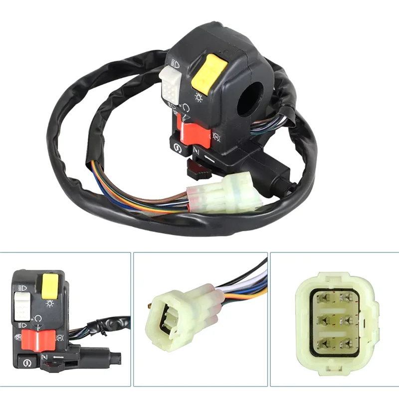 

Handlebar Switch Start Kill Stop Headlight Damper For TRX400FW 4X4 Foreman 400 1995-2003 35200-HM7-720 35200-HM7-004