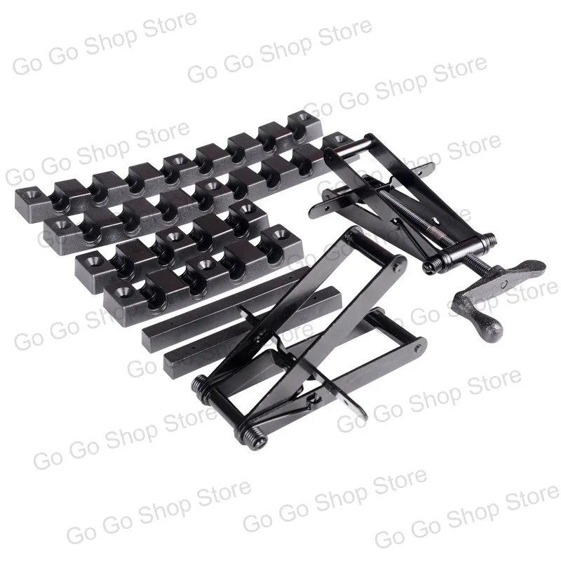 

New tool steel + engineering plastic material woodworking panel clamp four-way clamping custom width panel clamp