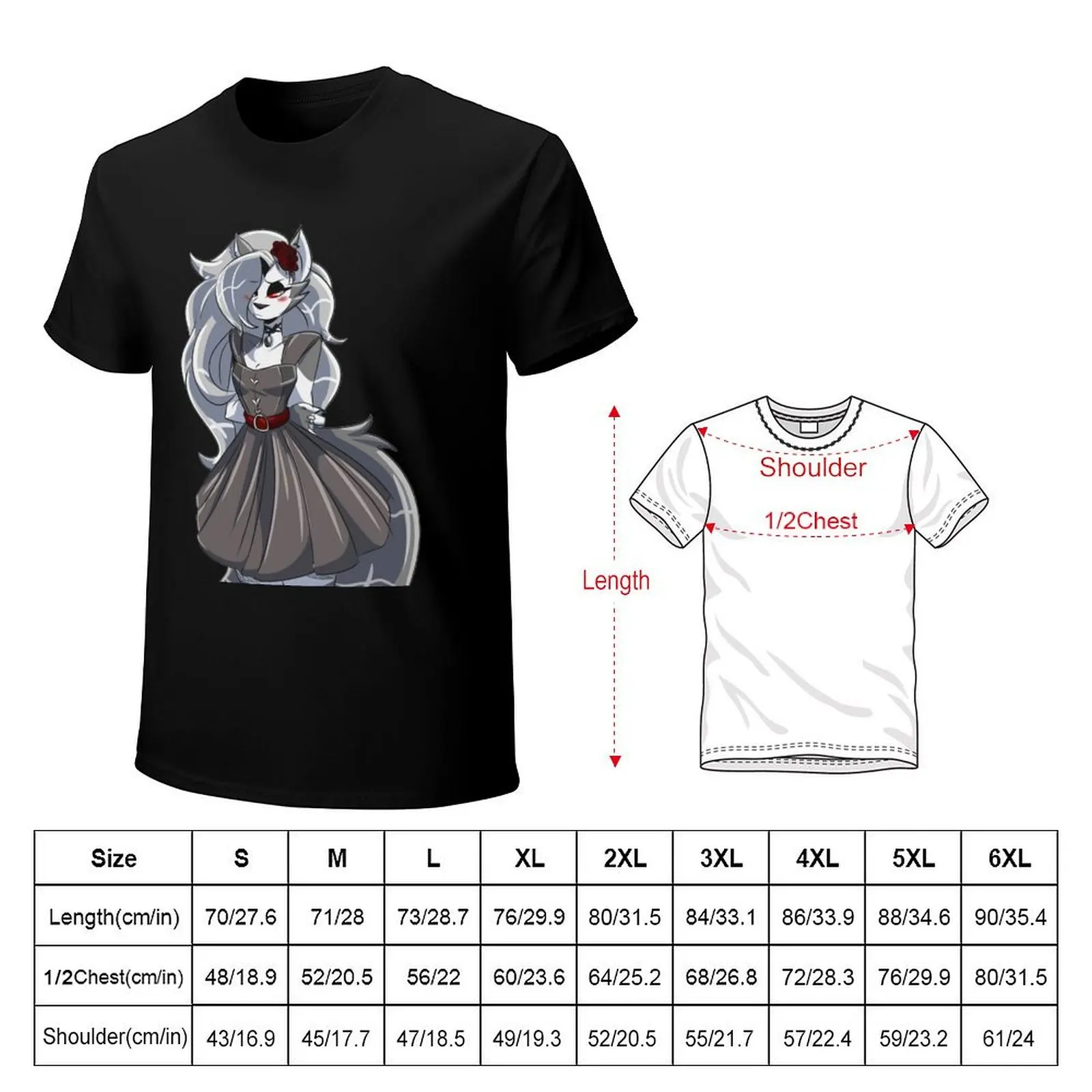 Loona - Helluva Boss T-Shirt man t shirt luxury T-Shirt