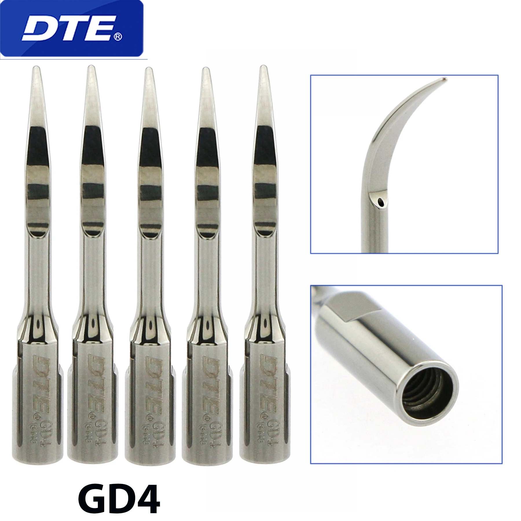 

DTE DentalEndodontics Ultrasonic Scaler Tips GD4 Piezo Endo Root Canal for Satelec DTE