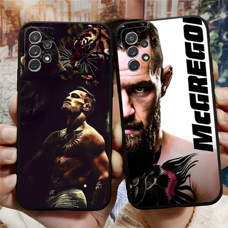 Conor McGregor Phone Case For Samsung A12 A50 A52 A51 A53 A33 A13 A22 A31 A40 A03S A32 A21 A81 A42 Silicone Black Cover