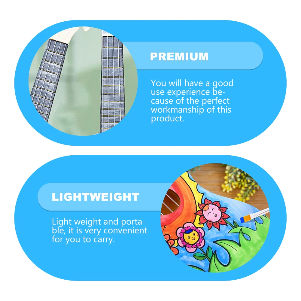 

Ukulele Material Pack Children's Toys Kid Handmade Kit Childs DIY Doodle Making Accessories Suits for Boys