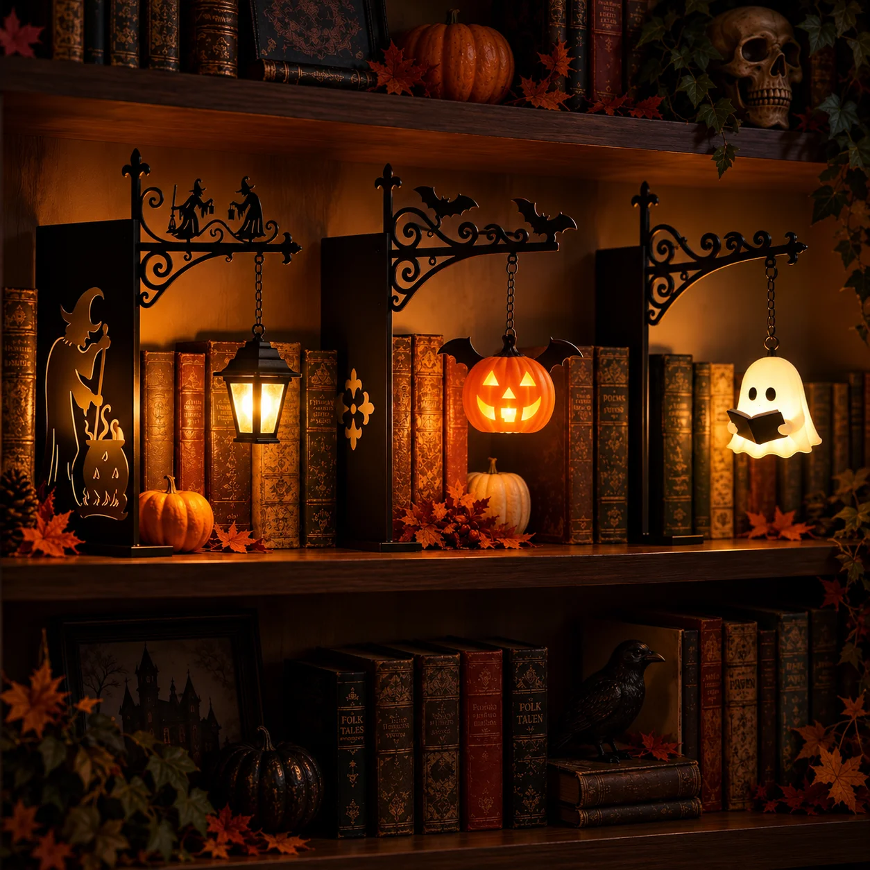 halloween-bookend-light-set-ghost-pumpkin-witch-led-hanging-shelf-decor-for-bookshelf-reading-nook-home-party-spooky-decoration